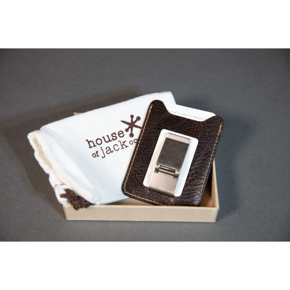 House of Jack Co Money Clip Wallet Card Holder Slim Front Pocket